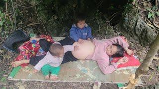 3 poor mother and children were kicked out of the hut & lived in the forest