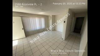 San Diego Property Rentals 2BR/1BA by Property Management in San Diego