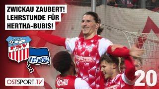 Zwickau zaubert! Spielzug der Saison: FSV Zwickau - Hertha BSC II | Regionalliga Nordost