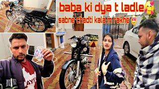 150 lakh ka bna diya jhota baba ki dya t ladle@ravivlog283#video #bullet350 Deshi Villager Vlog