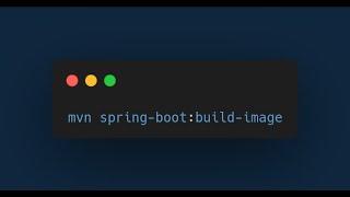 Build Spring Boot Images with Maven