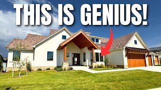 GENIUS New Modern Farmhouse w/ Floor Plan Unlike Anything I’ve Toured