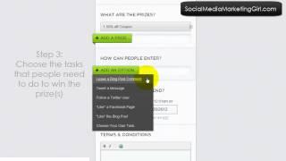 Social Media Tips: How to Create an Online Giveaway in Minutes