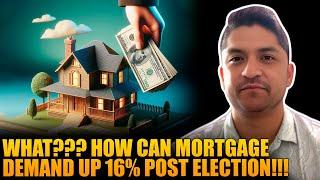 WHAT??? How Can Mortgage Demand up 16% Post Election!!!