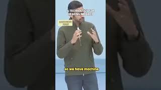 AI Technology for Hearing Impaired (google CEO )#motivation #ai#artificialintelligence  #shorts