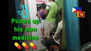 Podi Raumak before Jj's check up || Filipino Srilankan Family Diary