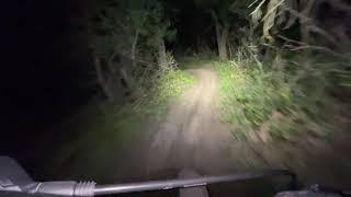 River bend mtb trails @ night.