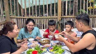 Thịt Luộc, Dồi Trường ,Cà Pháo Chấm Mắm Nêm Lâu Ngày Ăn Lại Vẫn Ngon Tuyệt Vời |Atml& family T834