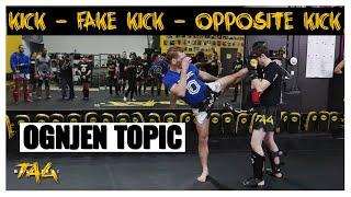 Kick - Fake Kick - Opposite Kick with Ognjen Topic