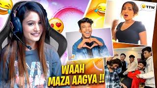 Wah! Kya Dance Hai|| Reacting On @adarshuc & @DhruviNanda @SarcasticMonk   Omegle Funny Video