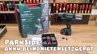 PARKSIDE® 20 V Akku-Blindnietsetzgerät PBNSG 20-Li A1