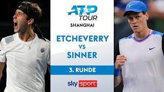 Etcheverry  vs. Sinner  - 3. Runde | Rolex Shanghai Masters 2024 | Highlights