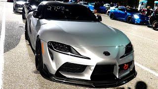 NEW Supra vs Civic Type R vs 2JZ Supra vs Hellcat vs Modern Muscle Cars | Roll Racing IRRA