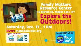 Mountain Lake PBS Kids Library Play Date in Tupper Lake! Dec. 17 at 1pm