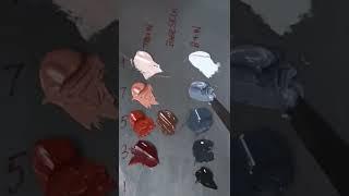 How to mix skin tones with oil paint  #shorts