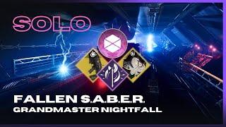 Solo Grandmaster Nightfall "Fallen SABER" on Prismatic Titan with Hazardous Propulsion - Destiny 2