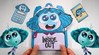 [ Paper Diy ] School Bag 인사이드아웃 Inside Out ENVY Blind Bag ASMR