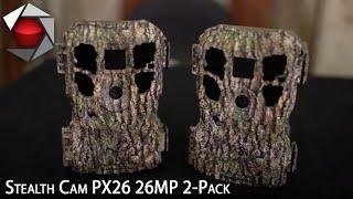 Stealth Cam PX26 26MP Trail Camera 2-Pack