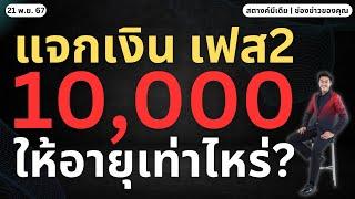 ข่าวสตางค์!! แจกเงิน 10,000 เฟส2 อายุเท่าไหร่ถึงได้เงิน?