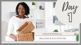 Organize & Plan With Me |  Home Management Series 1 of 8