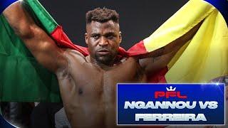 The King is back!  Francis Ngannou knocks out Renan Ferreira  #battleofthegiants highlights