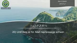 Koran Sure 14 Ibrahim (Abraham) Deutsch | Mishari Rashed Al Afasy