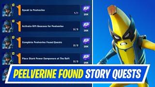 Fortnite Complete Found Story Quests - How to EASILY Complete Peelverine's Found Quests