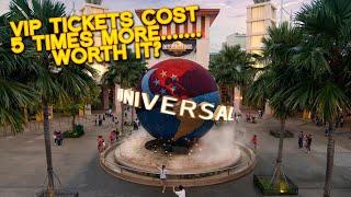 Are VIP Tickets WORTH IT? Universal Studios Singapore  Travel Vlog