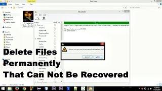 How To Delete Any File Permanently | UNRECOVERABLE