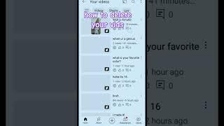 how to delete a video from your channel