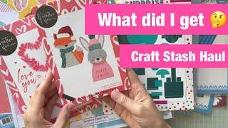 What did I get? Craft Stash Haul @CraftStashcoukTV  #craftstash #crafthaul