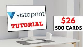 How To Create VistaPrint Business Cards In 2024! (Step By Step Tutorial)