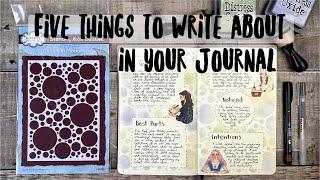 Five Things to Write About in Your Journal