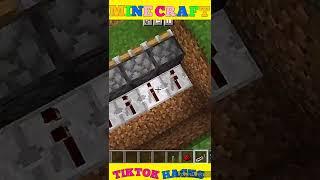 Testing Minecraft Top Secret Base | TikTok Hacks #shorts