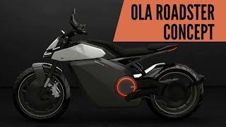 2023 OLA Roadster Electric Motorcycle Concept - First Look | AUTOBICS