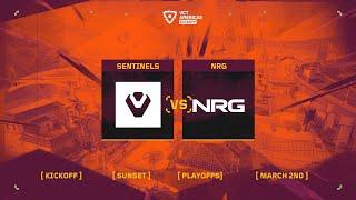 Sentinels vs. NRG - VCT Americas Kickoff - Playoffs - Map 1