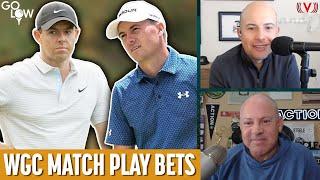 PGA Bets: Rory McIlroy, Jon Rahm & Jordan Spieth at WGC + Bryson DeChambeau struggles | GoLow Golf