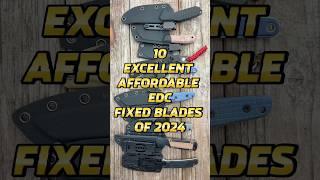 10 Great Affordable EDC Fixed Blades of 2024! #edc #shorts #blade #knives