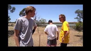 Australia Guy Gets Shocked By Electric Cow Fence