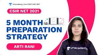 5 Month Preparation strategy| CSIR 2021 | Life Sciences| Arti Rani | Unacademy Live