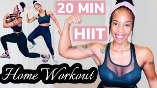 20 MIN HOME HIIT WORKOUT (NO EQUIPMENT) CARDIO + FAT BURNING