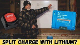 Can you use a Split Charge relay with Lithium batteries?