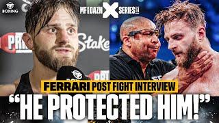 THE REFEREE PROTECTED SALT PAPI! | Ferrari Post Fight Interview | Misfits Boxing