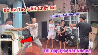 Căng || Thằng Bảo Qua Nhà Kiên Chổi Gặp Bác Cúc Và Sĩ Nhục Doạ Đ.Ố.T Nhà Và Đ.Ậ.P Hết Đồ Trong Nhà