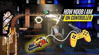 How difficult it is for me to play on controller? | Rocket League Sideswipe Gameplay