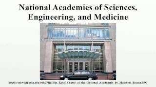 National Academies of Sciences, Engineering, and Medicine