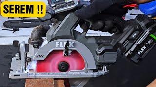 The Best Circular Saw Ever - FLEX Circular Saw Cordless 24 Volt