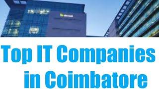 Top IT Software Companies in Coimbatore - Top IT Software MNC's in Coimbatore(@VinBluesView)