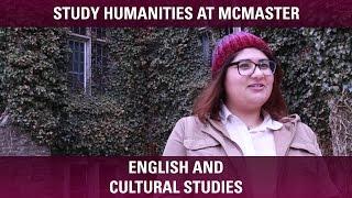 Study English and Cultural Studies at McMaster