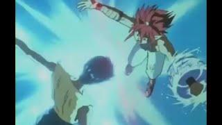 Yu Yu Hakusho - Yusuke Uses The Spirit Wave On Jin! (English Dub)